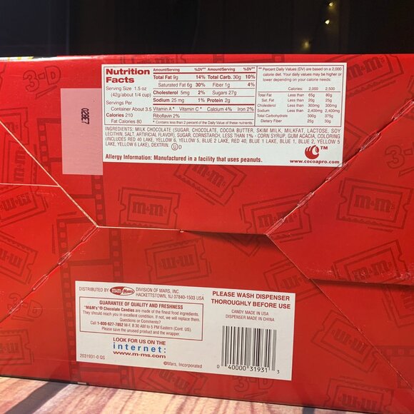 Vintage M&M 3D At The Movies Candy Dispenser - Picture 6 of 9